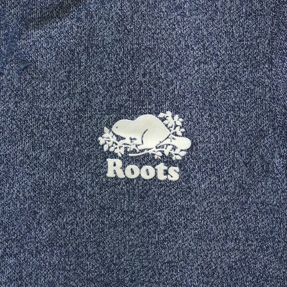 ROOTS Canada Women's Sweater Dress Size Small Short Sleeve Navy Blue - Picture 5 of 8